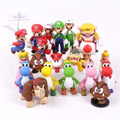 Buy Super Mario Bros Pvc Figure Toy Mario Luigi Wario