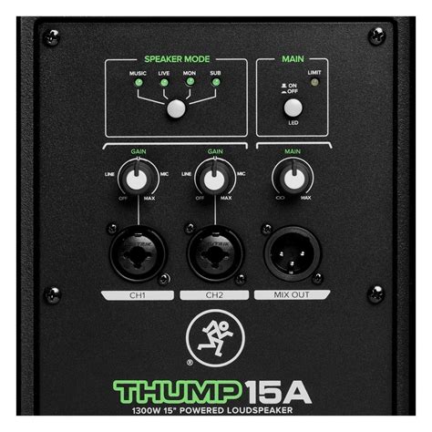 Mackie Thump 15A Active PA Speaker Pair With Speaker Stands Gear4music