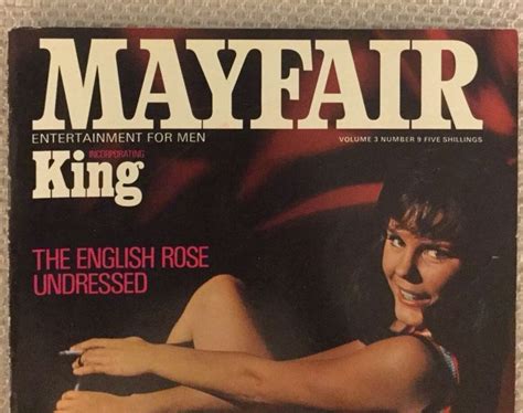 Vintage Mayfair Mens Magazine Vol No Margot Shepherd Cover