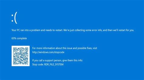 Fix This Rdrfilesystem Bsod Error In Windows