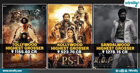 Bollywood To Mollywood Top 10 Highest Grossing 2022 Movies In India