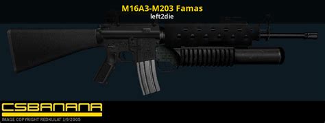M16a3 M203 Famas Counter Strike Condition Zero Mods