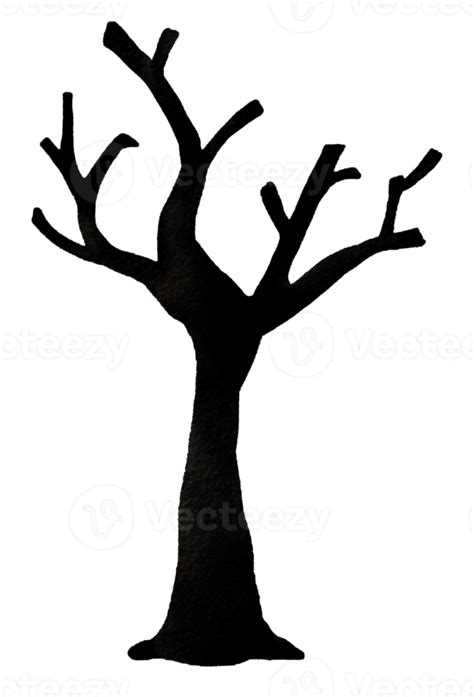 Halloween Scary Tree Silhouette 12005139 Png