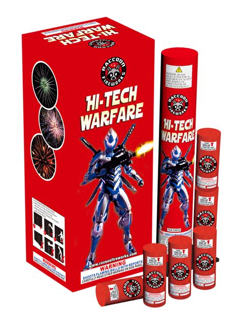 Hi Tech Warfare Large Canister Kit From Raccoon Fireworks Elite