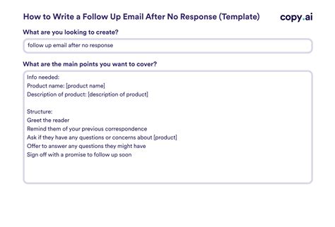 Follow Up Email After No Response Templates How To Write And Examples