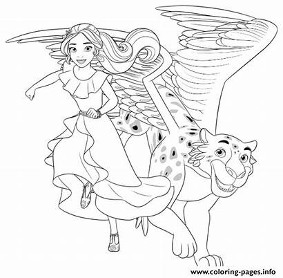 Elena Avalor Coloring Pages Jaquin Princess Printable