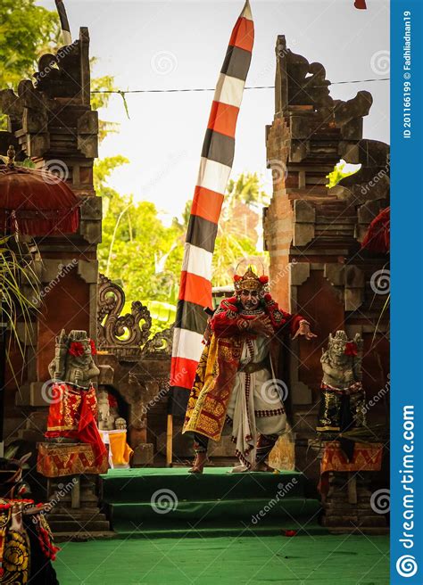 Balinese Traditional Barong Dance Editorial Stock Image Image Of