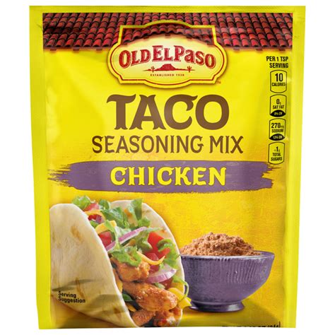 Save On Old El Paso Taco Seasoning Mix Packet Chicken Order Online