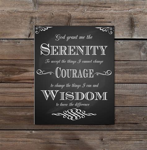 Bible Scripture God Grant Me The Serenity Prayer By Theartyapples