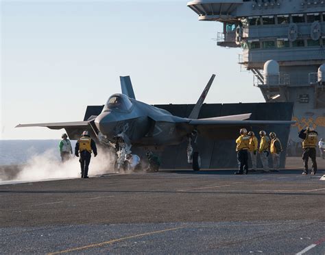 Week One Of The F 35cs Initial Ship Trials In Stunning Photos Us