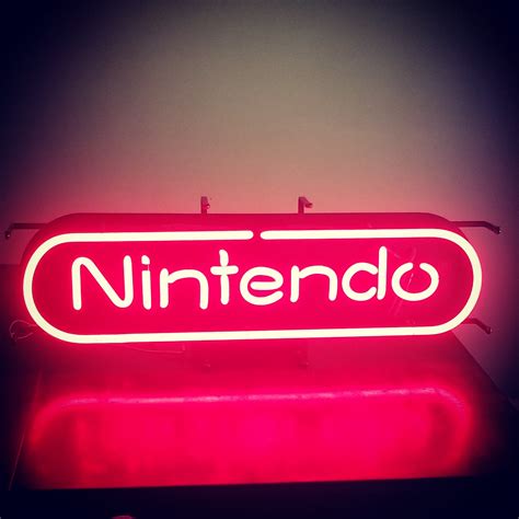 Nintendo Neon Sign Rnes