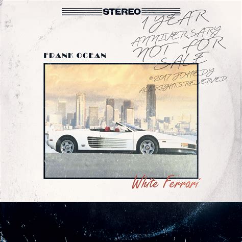 Used ferrari testarossa for sale. Frank Ocean - White Ferrari (alternative cover) 1 year anniversary Vinyl Edition : freshalbumart
