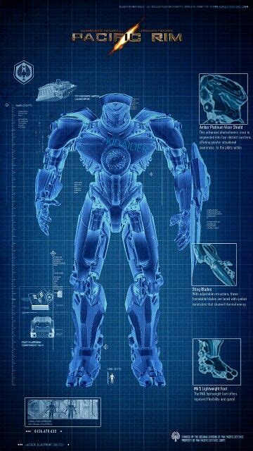 Own Jaeger Design Blueprint Pacific Rim Tượng