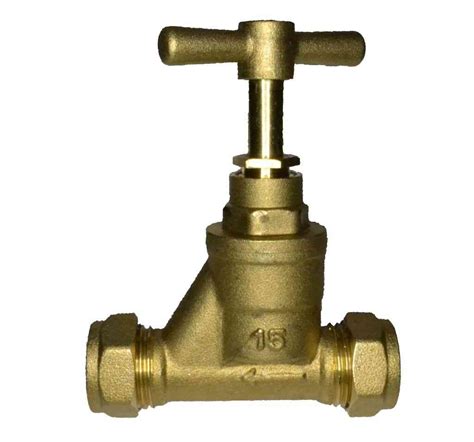 Installation Brass Mm MDPE X Mm Copper Stopcock ValveWater Mains Stop Cock Valve EN