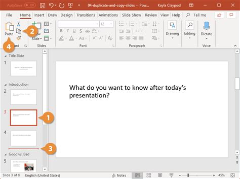 How To Copy A Slide In Powerpoint Customguide