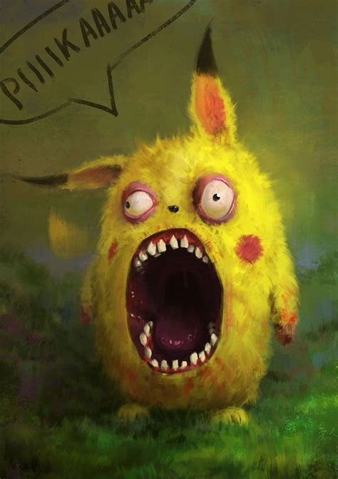 Creepy Cuteness Pikachu Creepy Art Creepy