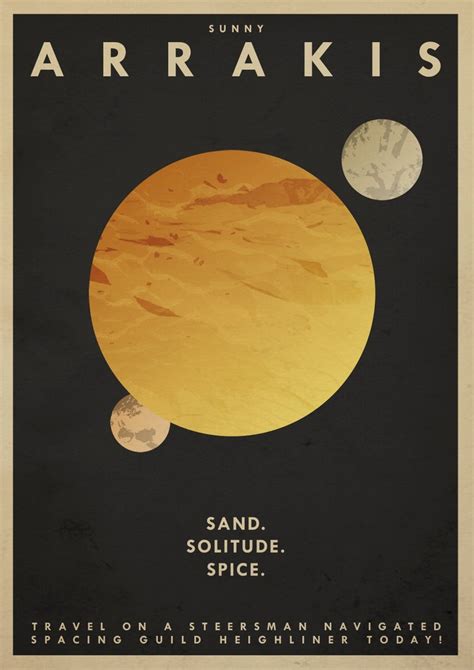 Sci Fi Fan Makes Amazing Dune Travel Posters The Escapist