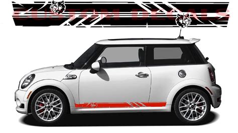 Mini Cooper Stickers Racing Decals Wolf Graphic Clubman Stickers C