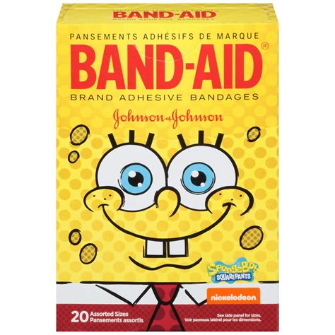 Band Aid Brand Adhesive Bandages Spongebob Squarepants For Kids