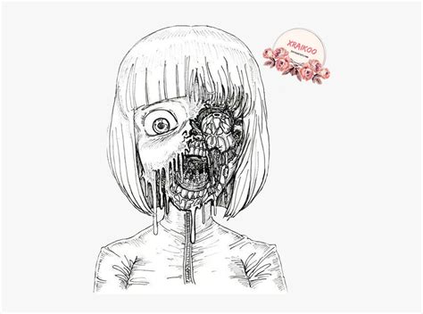 Anime Coloring Pages Creepy Coloring And Drawing