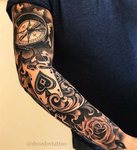 Ace Of Spades Sleeve Sleeve Tattoos Tattoo Sleeve Designs Men