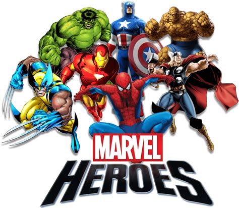 Marvel Png Marvel Heroes Transparent Clipart Images Free Download