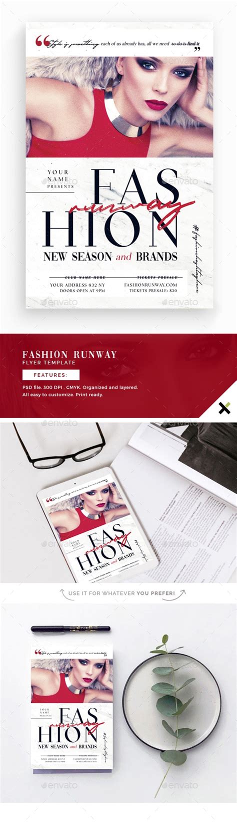 Fashion Runway Flyer Template By Touringxx Graphicriver