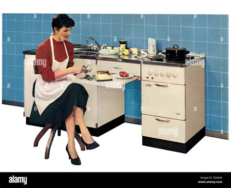 Spezialität Sich Unterhalten Wiederholen Küchengeräte 1950 Gibt Es Schreibtisch Beratung