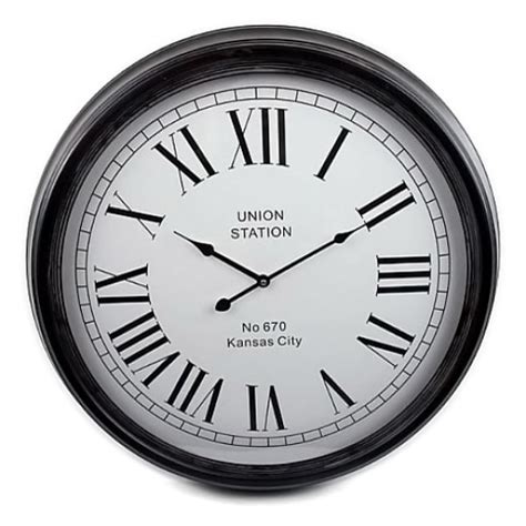 Hodiny jsou přístroje na měření času, obvykle v rámci jednoho dne. Nástěnné hodiny Union Station, 63 cm | DESIGN OUTLET