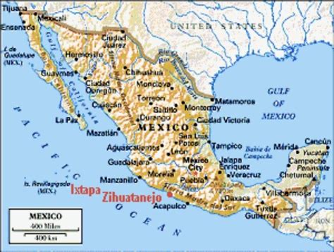 Ixtapa Mexico Mexico Map Mexico City Zihuatanejo States And Capitals