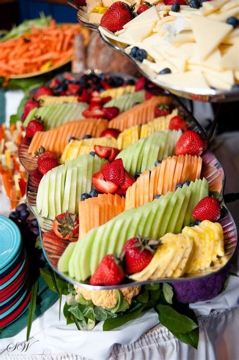 There are several keys to feeding a crowd for cheap. graduation open house ideas | Creative way to do a fruit ...
