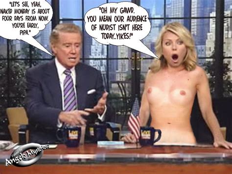 Post Angelo Mysterioso Fakes Kelly Ripa Live With Regis And