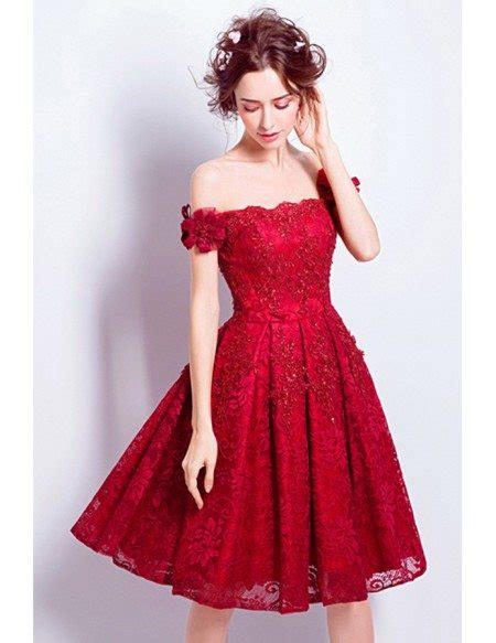 Red Lace Wedding Dresses Short Bestweddingdresses