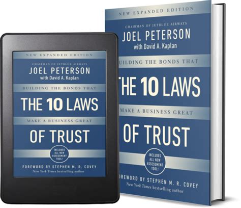 10 Laws Of Trust Book Expanded Edition Harpercollins Leadership