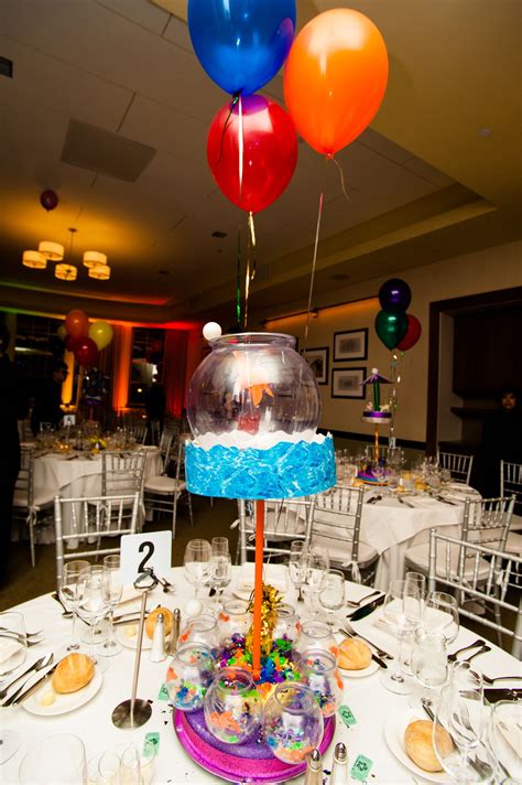 Get cute fish bowl ideas with help from an aquarium professional in this free video clip. Fish bowl game centerpiece | Rainbow Carnival | Pinterest ...