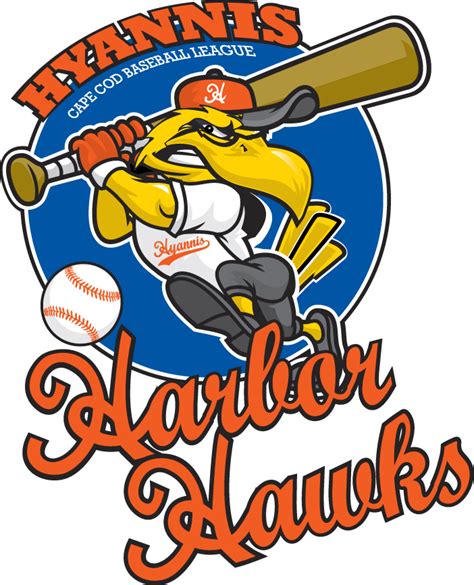 Hyannis Harbor Hawks Primary Logo Cape Cod Baseball League Ccbl