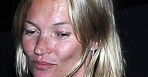 Kate Moss Goes Without Make Up On London Night Out Pictures