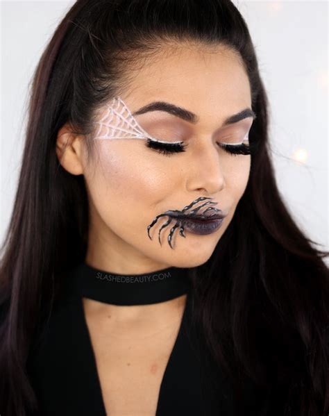 Easy Halloween Makeup Idea Spider Mouth Creme Of The Crop Online
