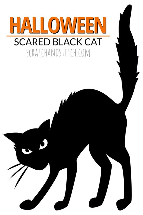 Halloween Black Cat By Retro Halloween Chat