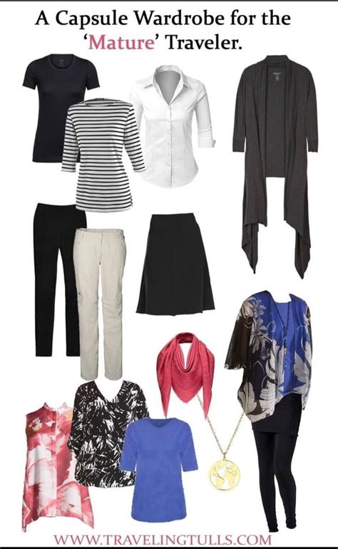 Capsule Travel Wardrobe For Woman Over 50 Traveling Tulls Capsule Wardrobe Women Travel