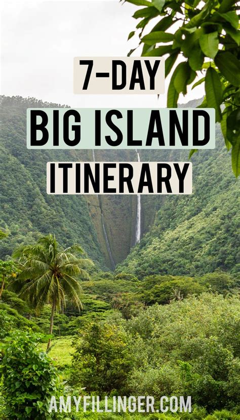 7 Day Big Island Itinerary Amy Fillinger Hawaii Travel Agent In 2023 Big Island Hawaii