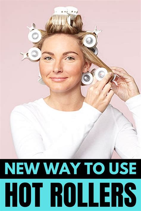 The New Way To Use Hot Rollers Hot Rollers Hair Using Hot Rollers