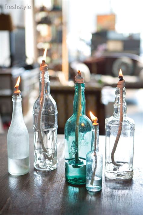 Turn Recycled Glass Bottles Into Vintage Oil Lamps Fresh