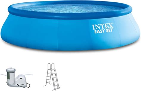 Intex 549x132 Cm Easy Komplett Set Bestehend Aus Swimming Pool Filter