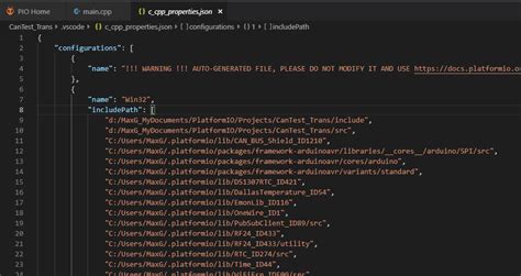 Missing Arduino Libraries After Moving From Atom To Vscode Platformio