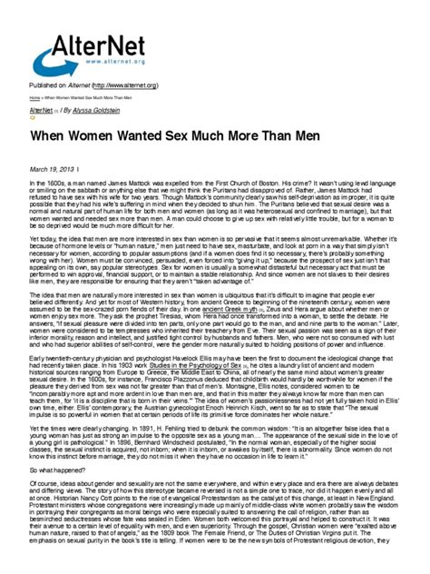 When Women Wanted Sex More Than Men Pdf Chastity Sexual Intercourse