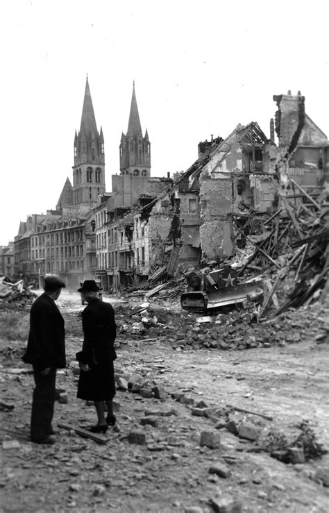 Ruins Of Caen France After World War Ii Image Free Stock Photo