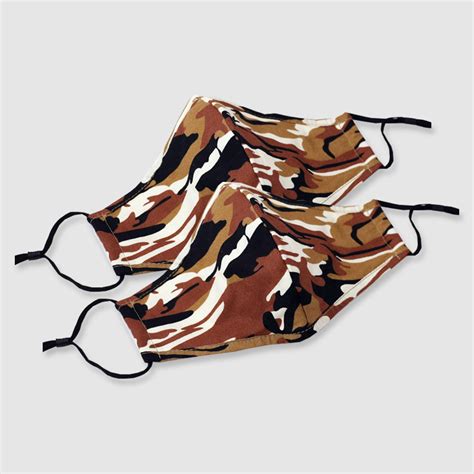 Custom Adjustable Camo Face Mask For Men And Women Washable