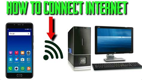 How To Connect Internet Mobile To Pc Youtube