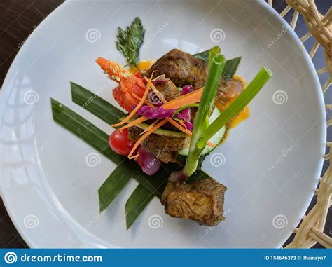 Rendang Is An Indonesian Spicy Meat Dish Originating From The
